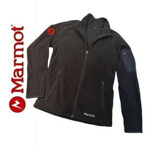 Marmot Men’s Polartec Black Full Zip Fleece -‎ Size S
